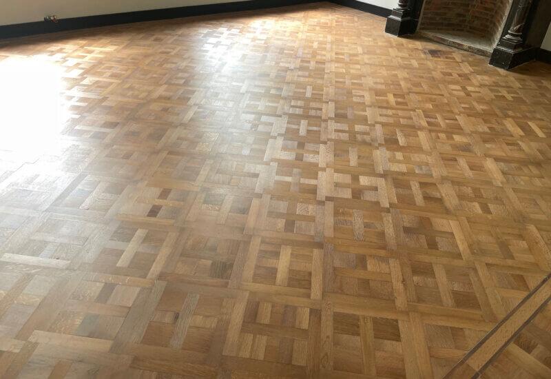 resultaat parketvloer slaapkamer